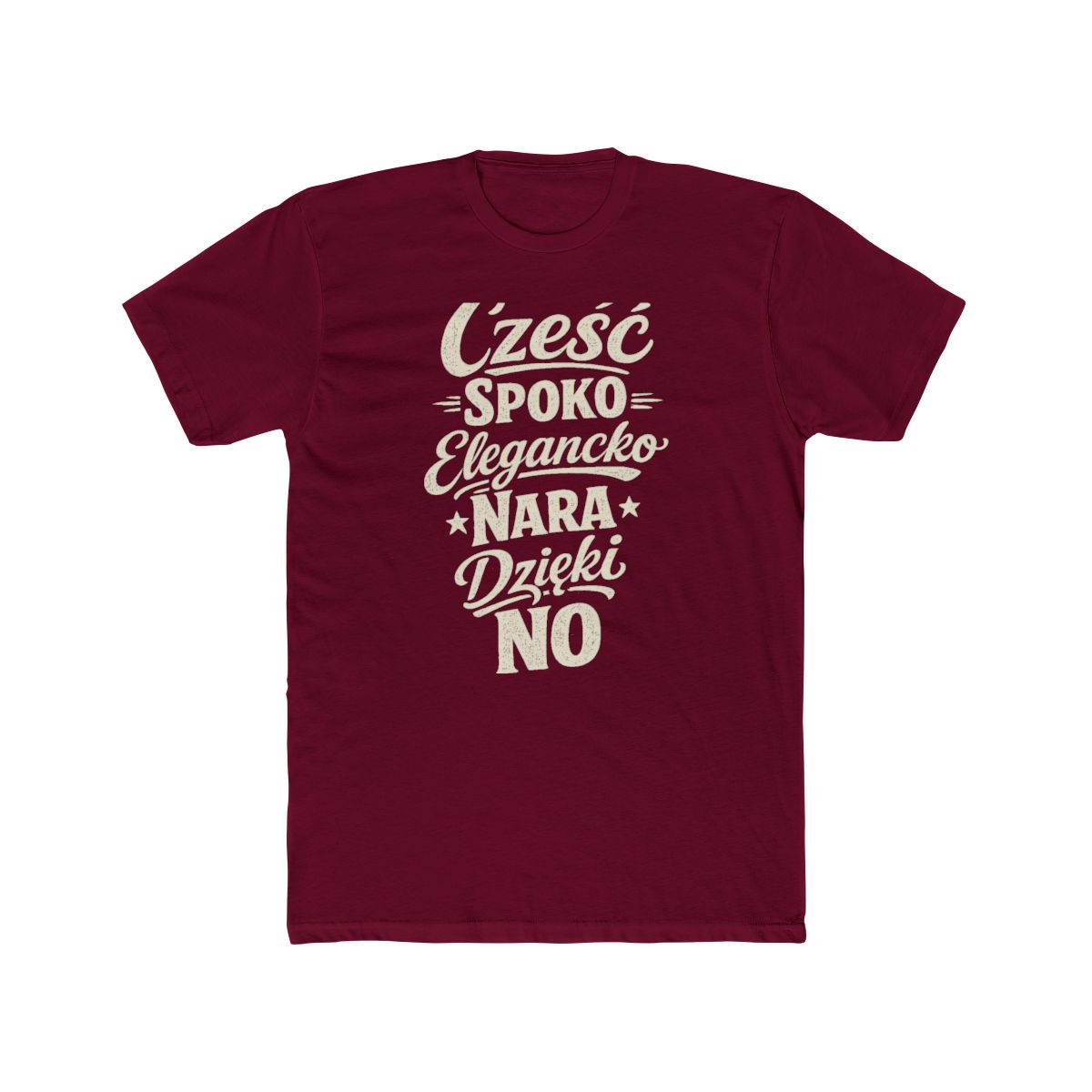 Poland local slang men's tee — typographic sayings design | Nameshi Destinations (view 14)