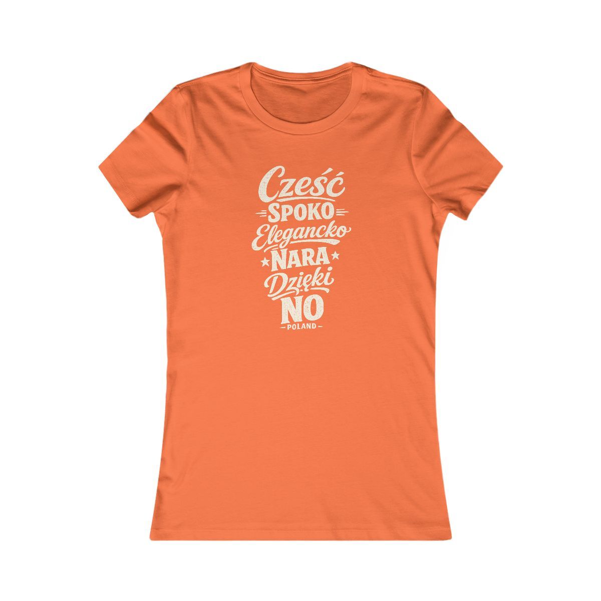 Poland local slang women's tee — typographic sayings design | Nameshi Destinations (view 11)