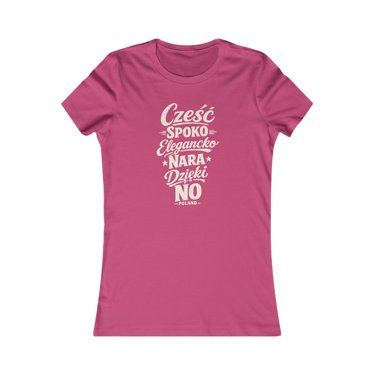 Poland local slang women's tee — typographic sayings design | Nameshi Destinations (view 15)