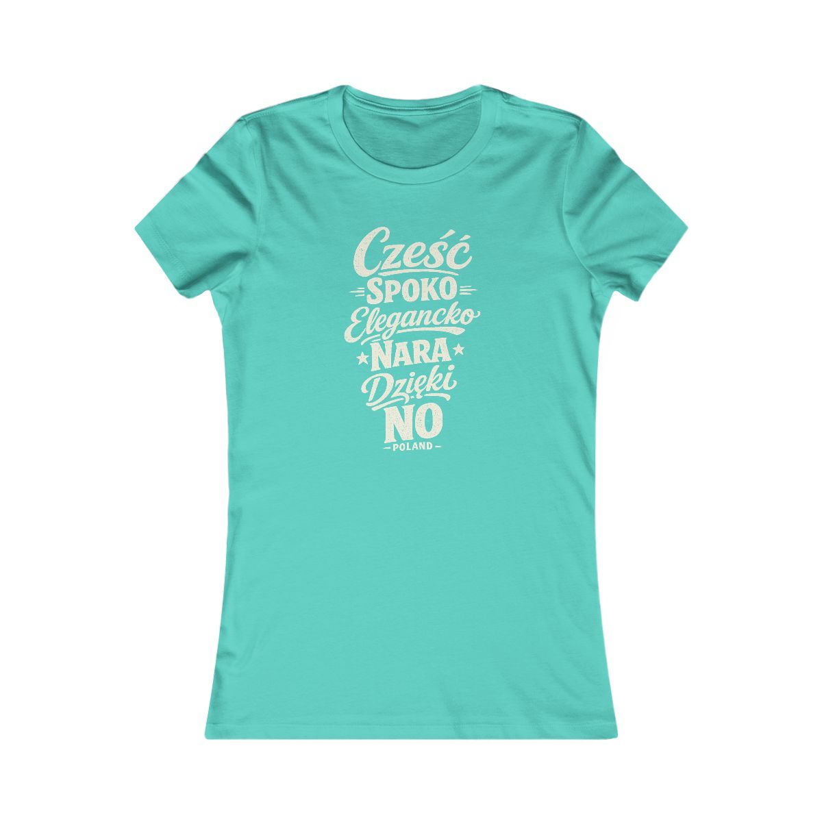 Poland local slang women's tee — typographic sayings design | Nameshi Destinations (view 13)