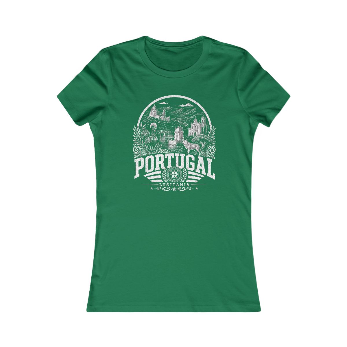 Portugal Women's Tee — Kelly
