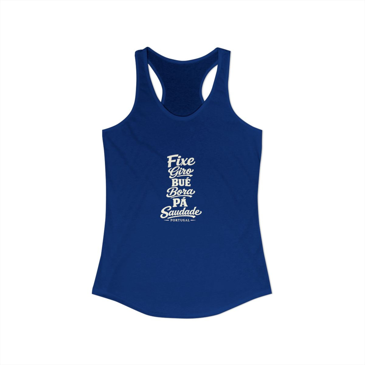 Portugal local slang women's tank top — typographic sayings design | Nameshi Destinations (view 19)