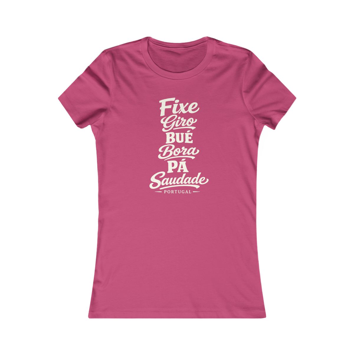 Portugal local slang women's tee — typographic sayings design | Nameshi Destinations (view 15)