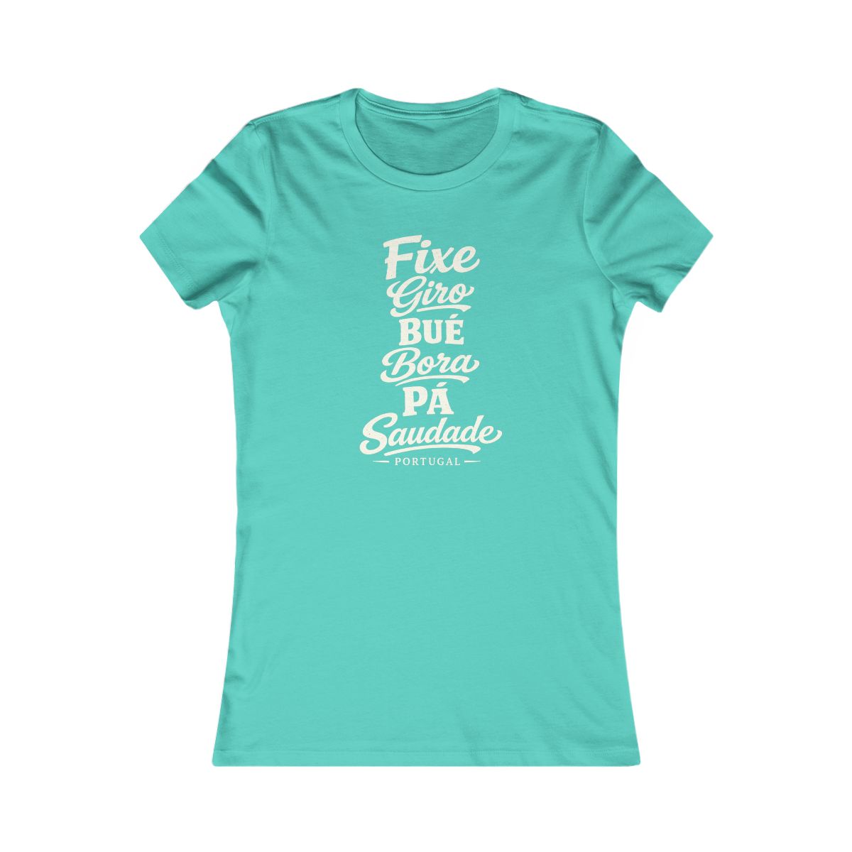 Portugal local slang women's tee — typographic sayings design | Nameshi Destinations (view 13)