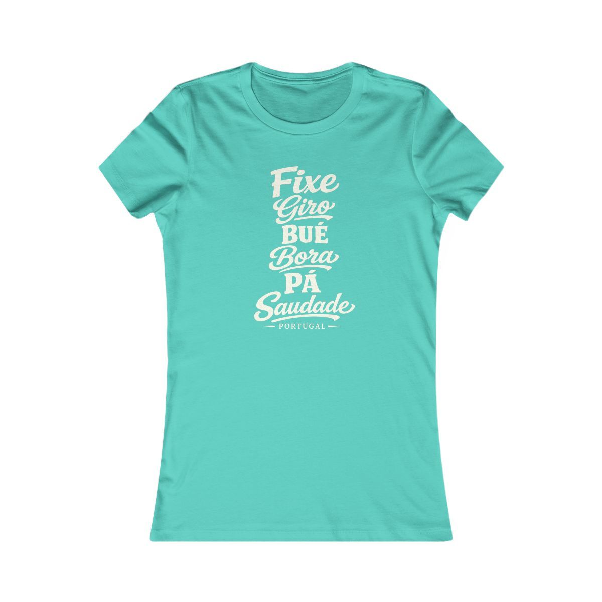 Portugal local slang women's tee — typographic sayings design | Nameshi Destinations (view 13)