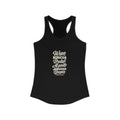 Puerto Rico local slang women's tank top — typographic sayings design | Nameshi Destinations (view 1)