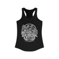 San Cristóbal y Nieves Women's Tank Top — Solid Black (front)