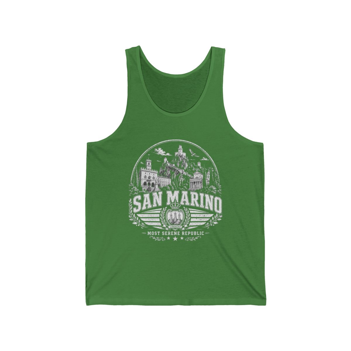 San Marino Men's Tank Top — Leaf (front)