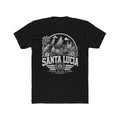 Santa Lucia Men's Tee — Solid Black