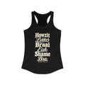 South Africa local slang women's tank top — typographic sayings design | Nameshi Destinations (view 1)