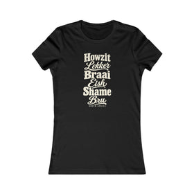 South Africa Local Slang Women's Tee
