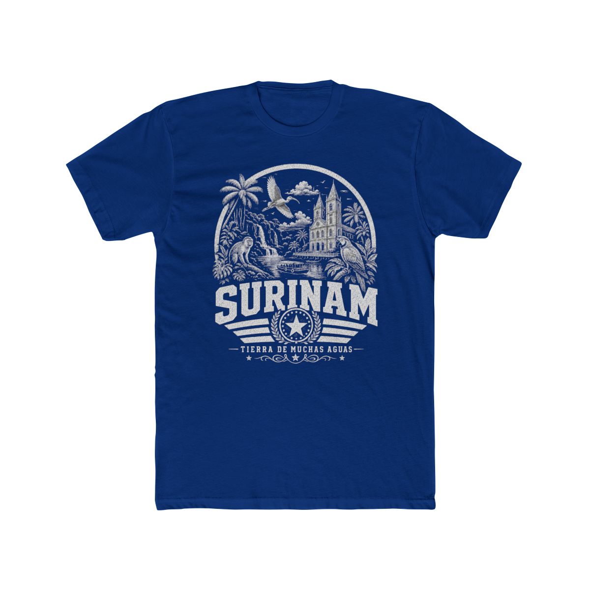 Surinam Men's Tee — Solid Royal