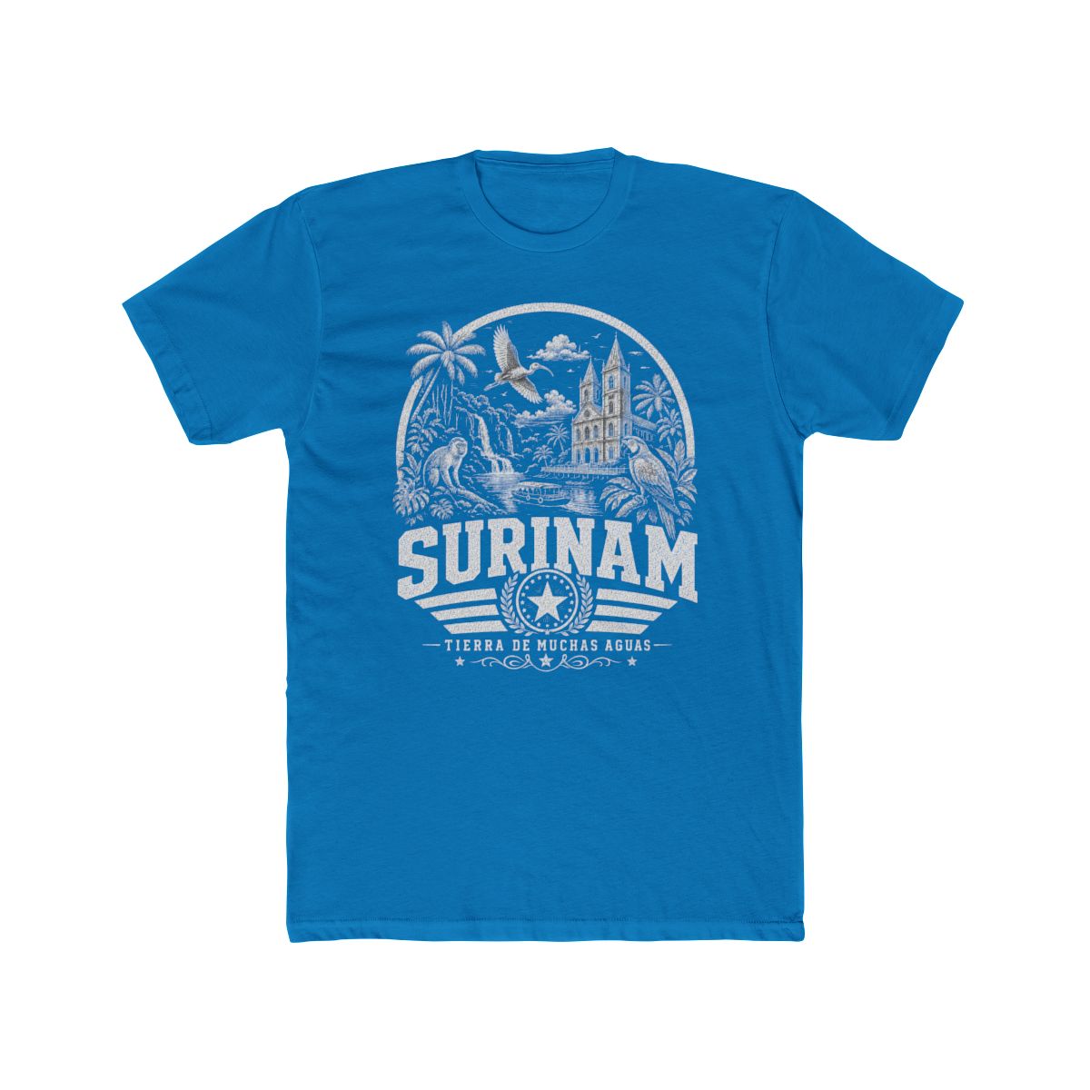 Surinam Men's Tee — Solid Turquoise