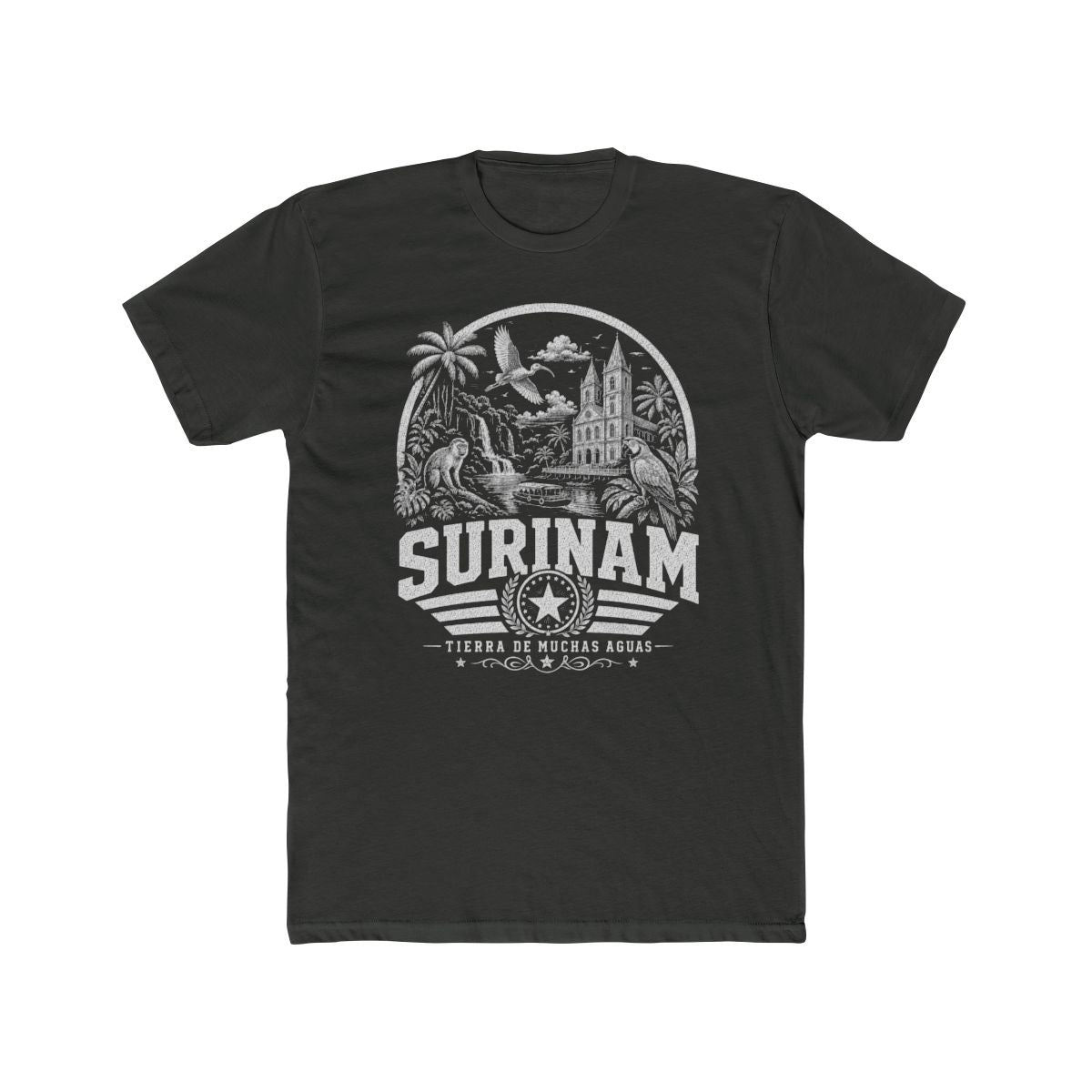 Surinam Men's Tee — Solid Heavy Metal