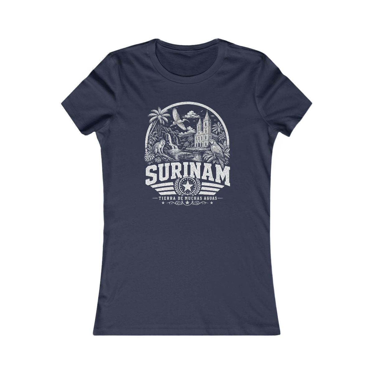 Surinam Women's Tee — Navy