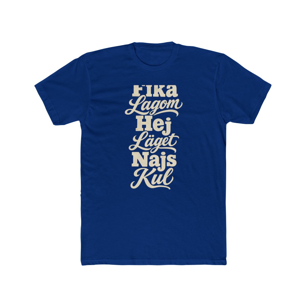 Sweden local slang men's tee — typographic sayings design | Nameshi Destinations (view 11)