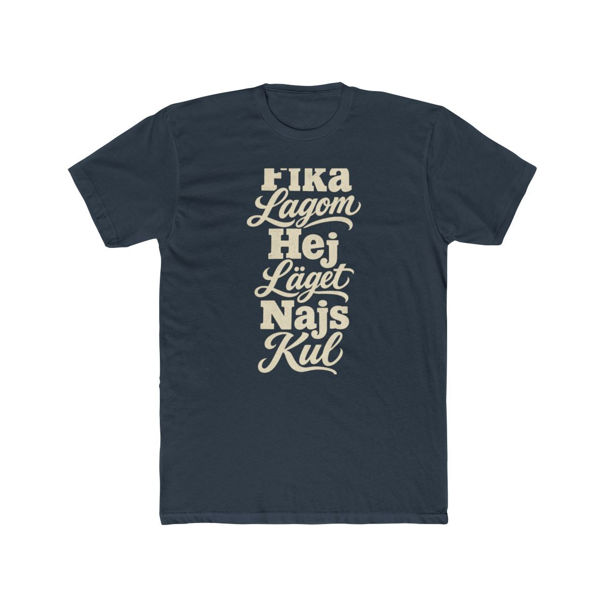 Sweden local slang men's tee — typographic sayings design | Nameshi Destinations (view 8)