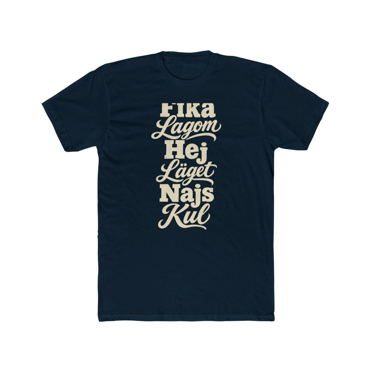 Sweden local slang men's tee — typographic sayings design | Nameshi Destinations (view 12)