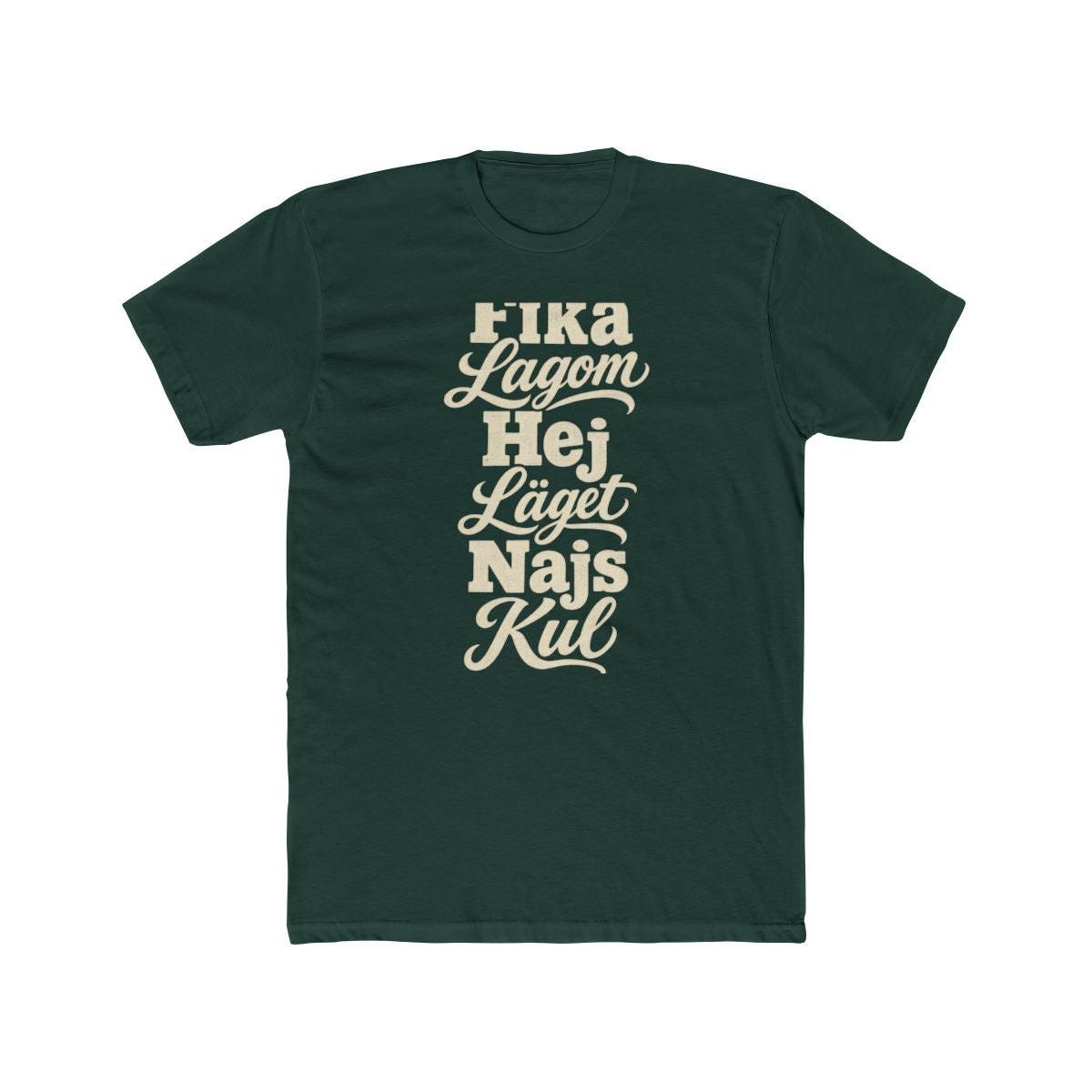 Sweden local slang men's tee — typographic sayings design | Nameshi Destinations (view 7)