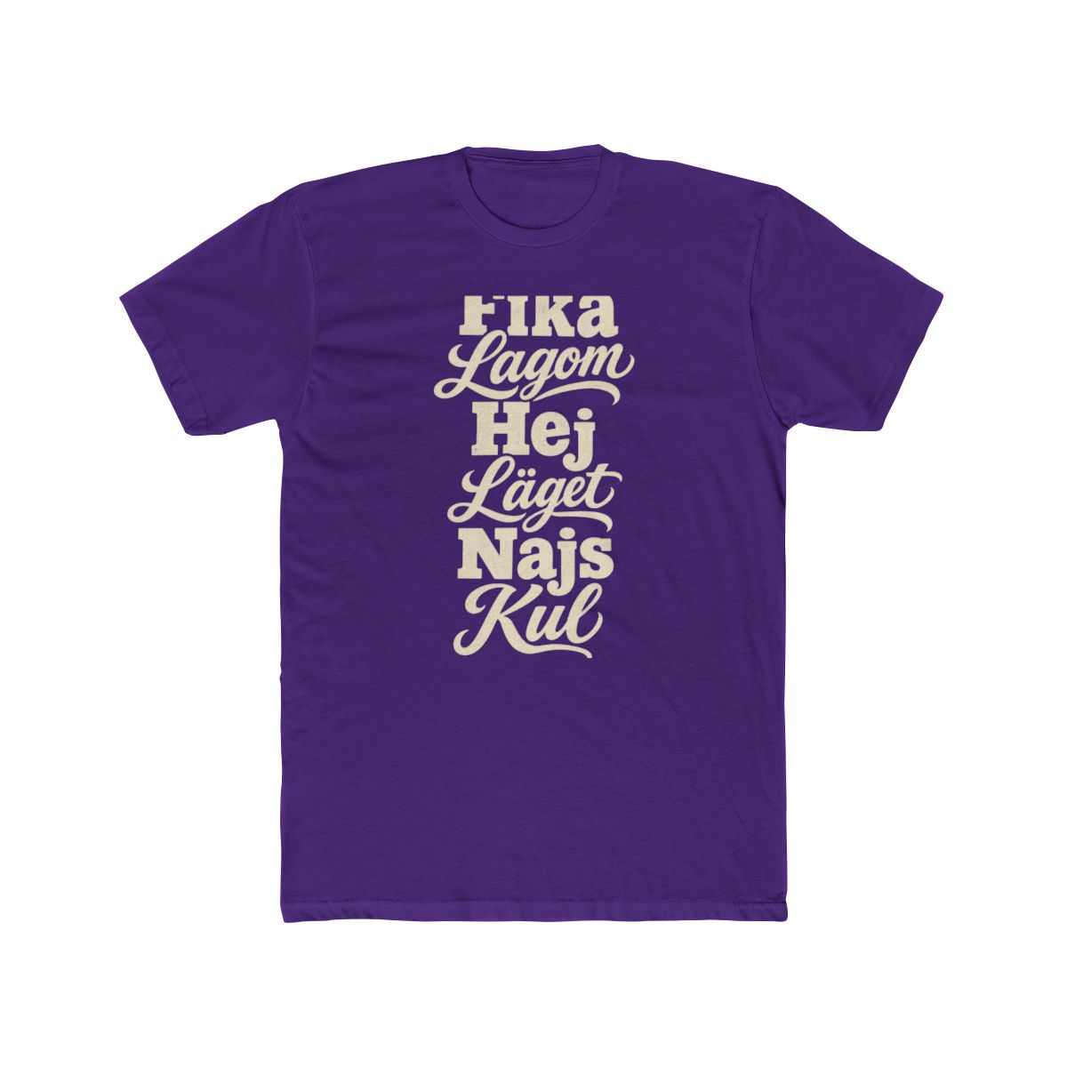 Sweden local slang men's tee — typographic sayings design | Nameshi Destinations (view 13)