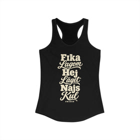 Sweden Local Slang Women's Tank Top