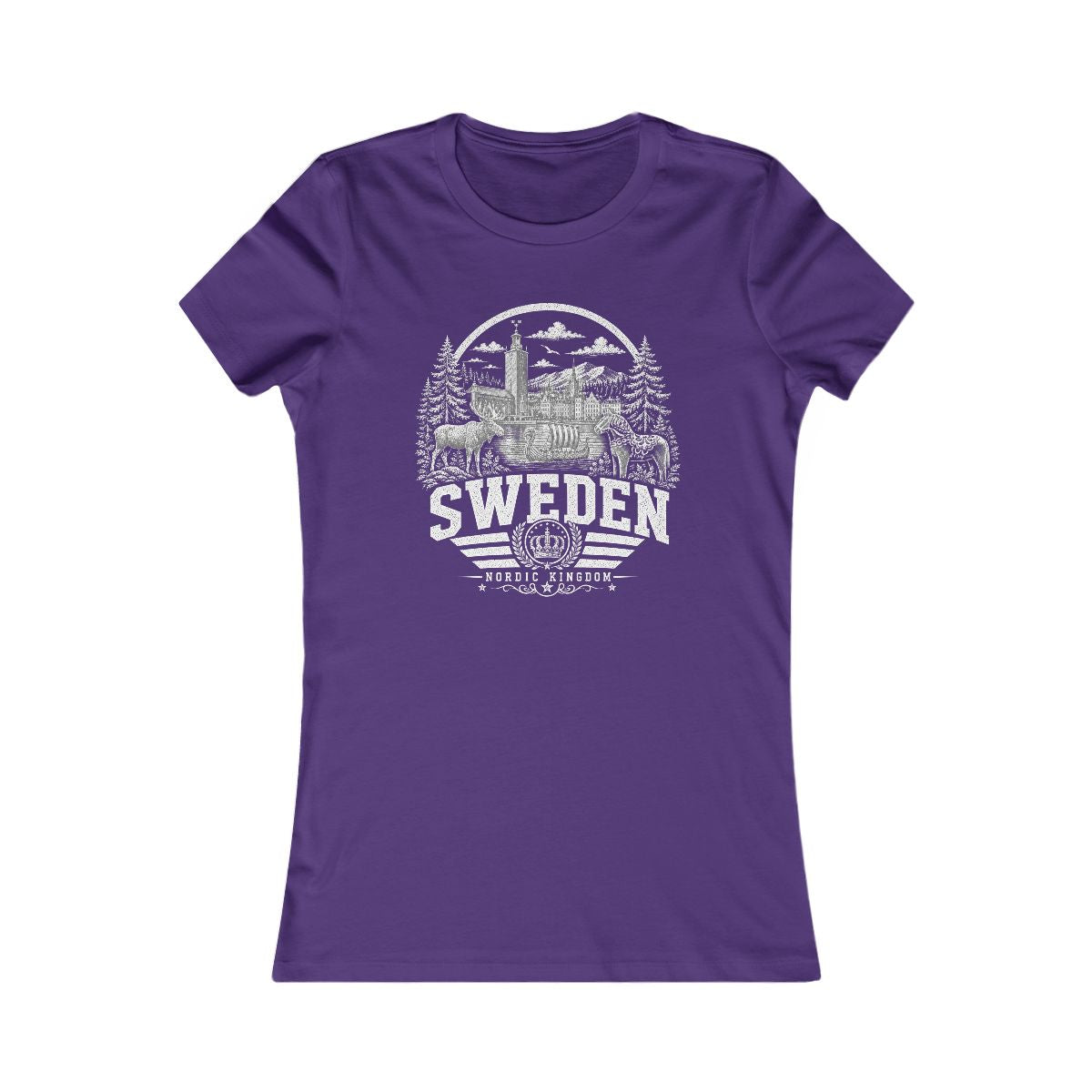 Sweden Women's Tee — Team Purple