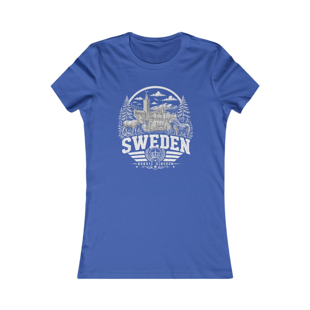 Sweden Women's Tee — True Royal