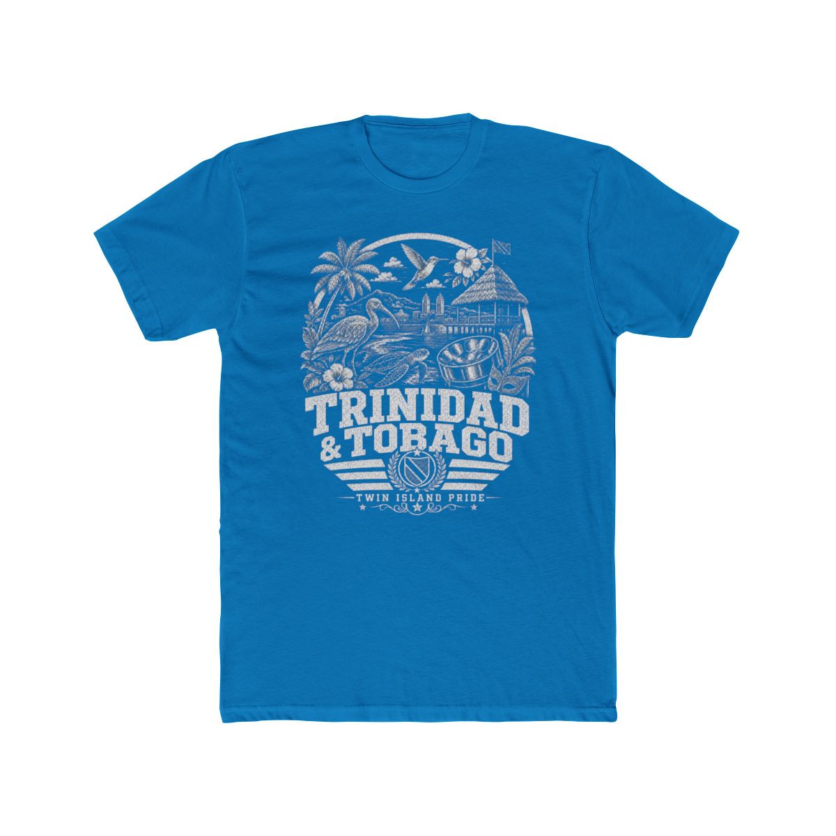 Trinidad y Tobago Men's Tee — Solid Turquoise