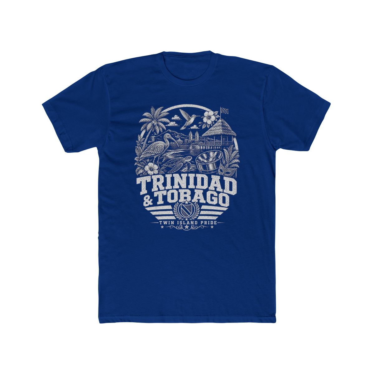 Trinidad y Tobago Men's Tee — Solid Royal
