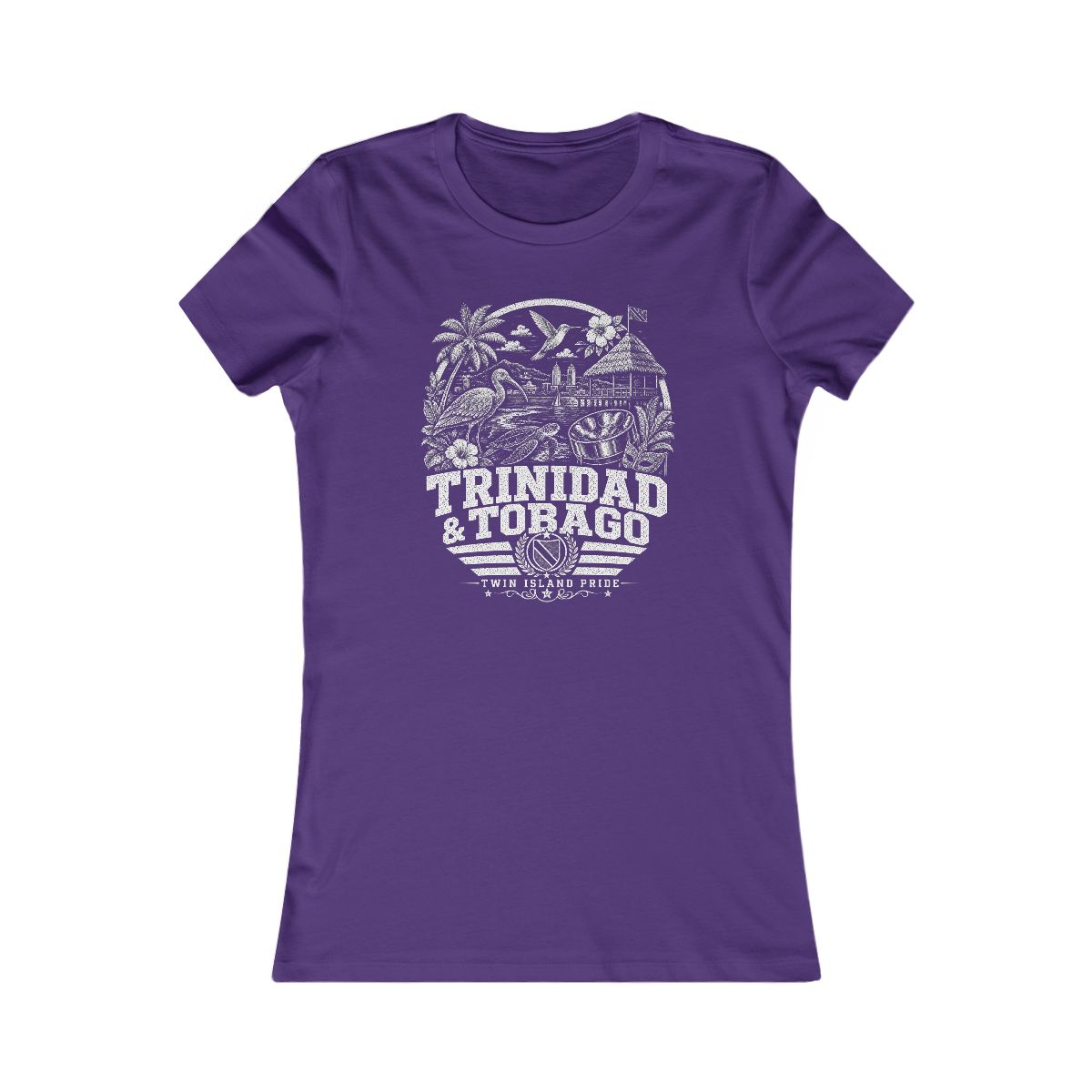 Trinidad y Tobago Women's Tee — Team Purple