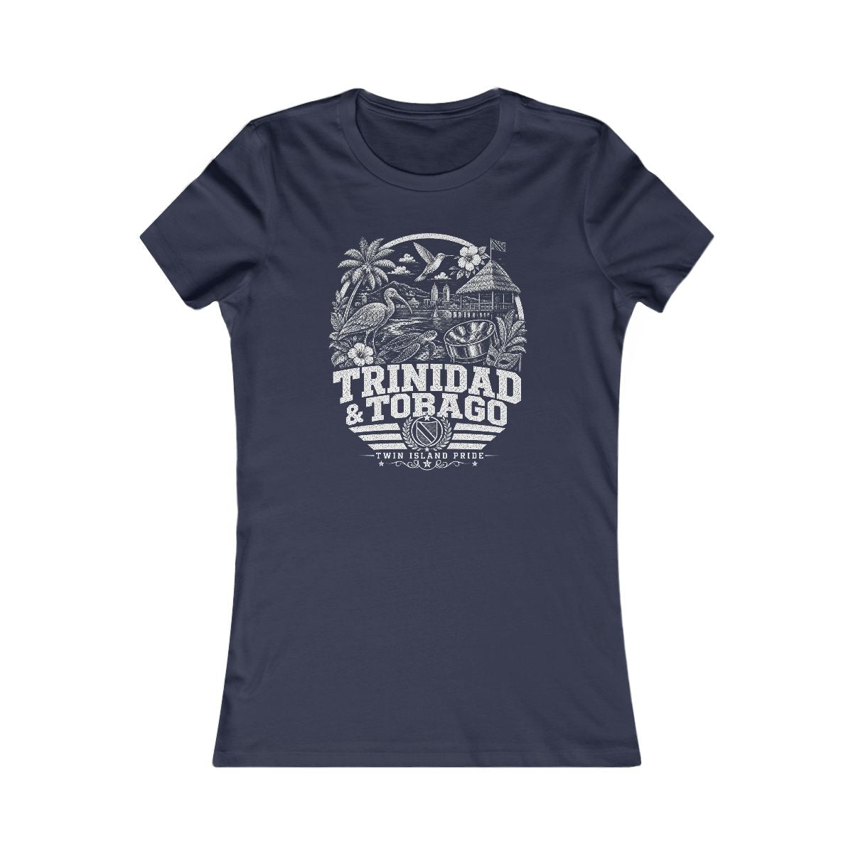 Trinidad y Tobago Women's Tee — Navy