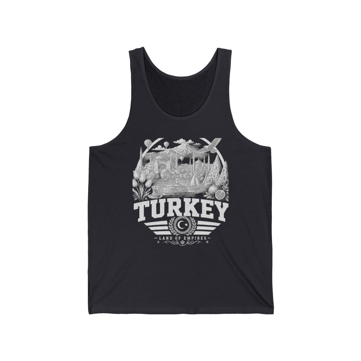 Turkey Men's Tank Top — Navy (front)