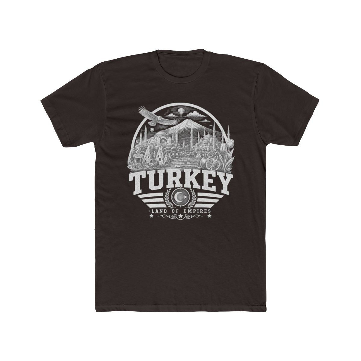 Turkey vintage landmarks men's tee — iconic landmark design | Nameshi Destinations (view 1)