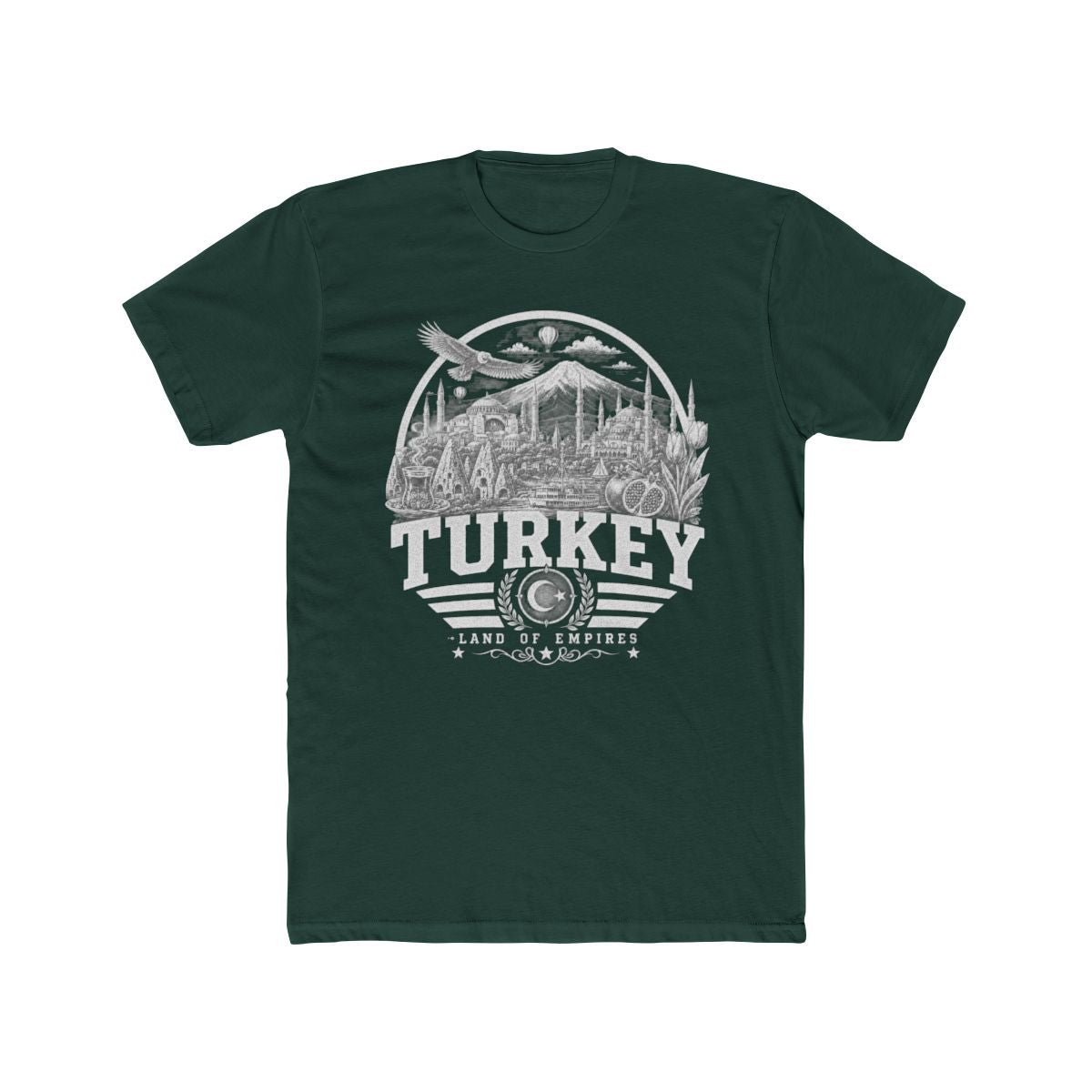 Turkey vintage landmarks men's tee — iconic landmark design | Nameshi Destinations (view 7)