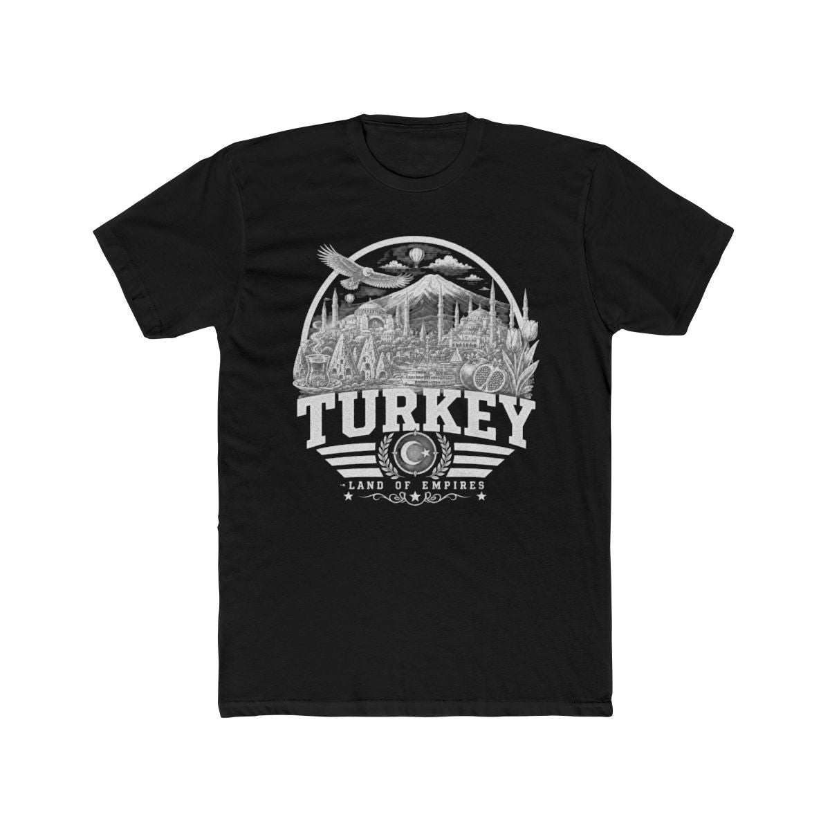 Turkey vintage landmarks men's tee — iconic landmark design | Nameshi Destinations (view 2)