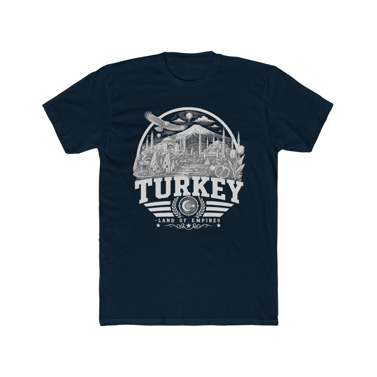 Turkey vintage landmarks men's tee — iconic landmark design | Nameshi Destinations (view 12)