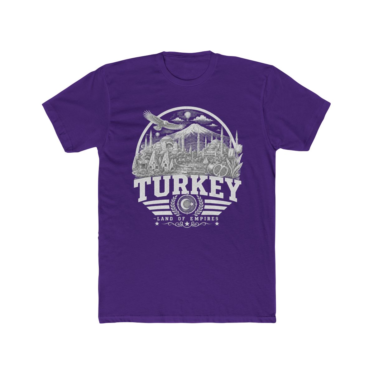 Turkey vintage landmarks men's tee — iconic landmark design | Nameshi Destinations (view 13)