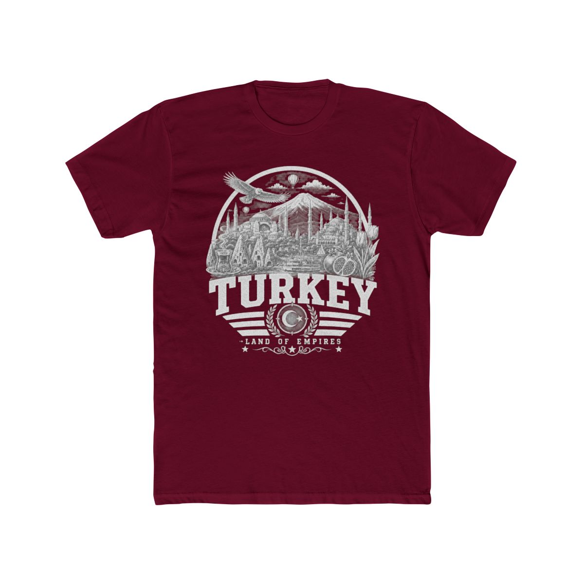 Turkey vintage landmarks men's tee — iconic landmark design | Nameshi Destinations (view 14)