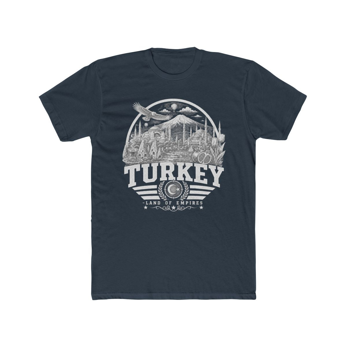 Turkey vintage landmarks men's tee — iconic landmark design | Nameshi Destinations (view 8)
