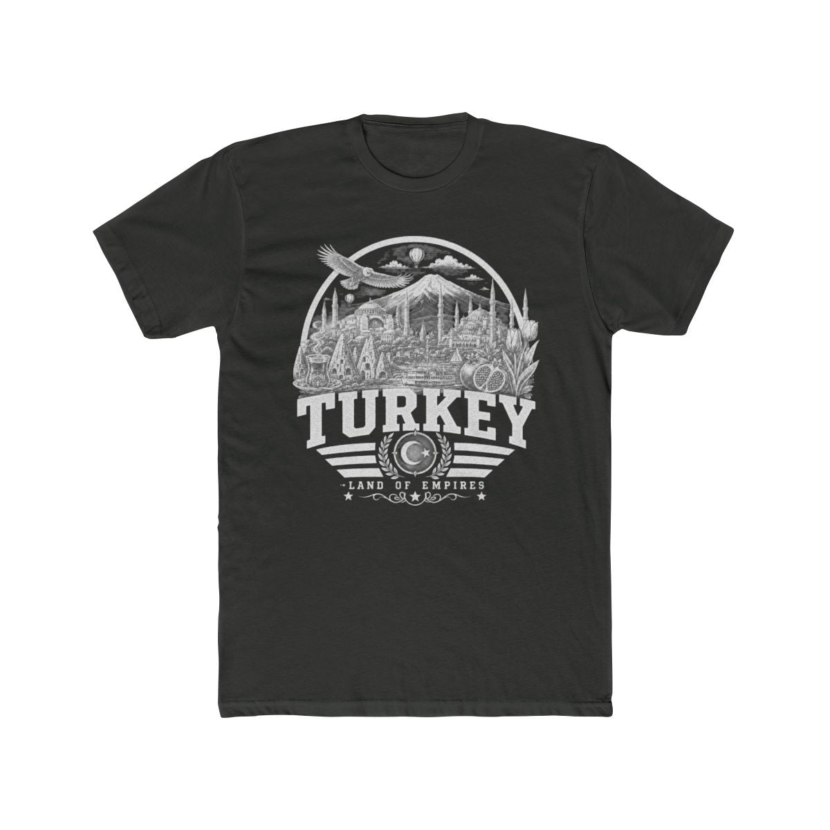 Turkey vintage landmarks men's tee — iconic landmark design | Nameshi Destinations (view 5)