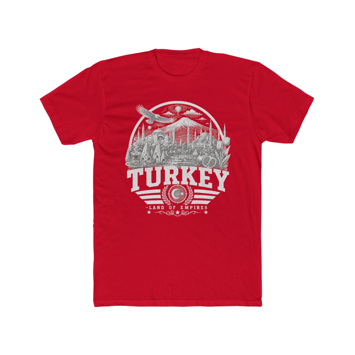 Turkey vintage landmarks men's tee — iconic landmark design | Nameshi Destinations (view 15)