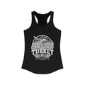 Turkey Women's Tank Top — Solid Black (front)