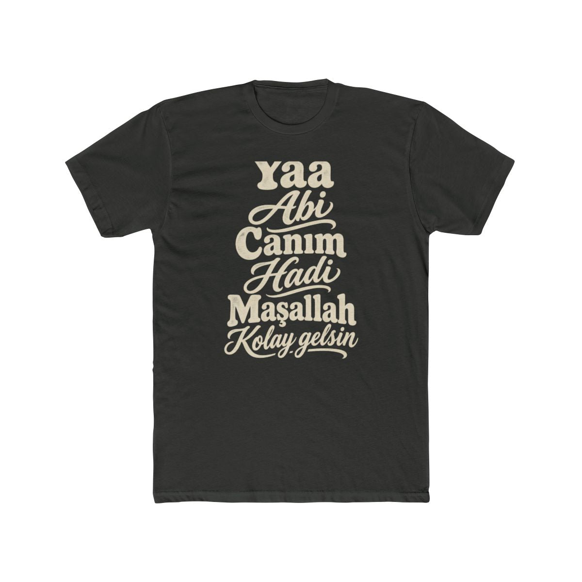 Turkey local slang men's tee — typographic sayings design | Nameshi Destinations (view 5)