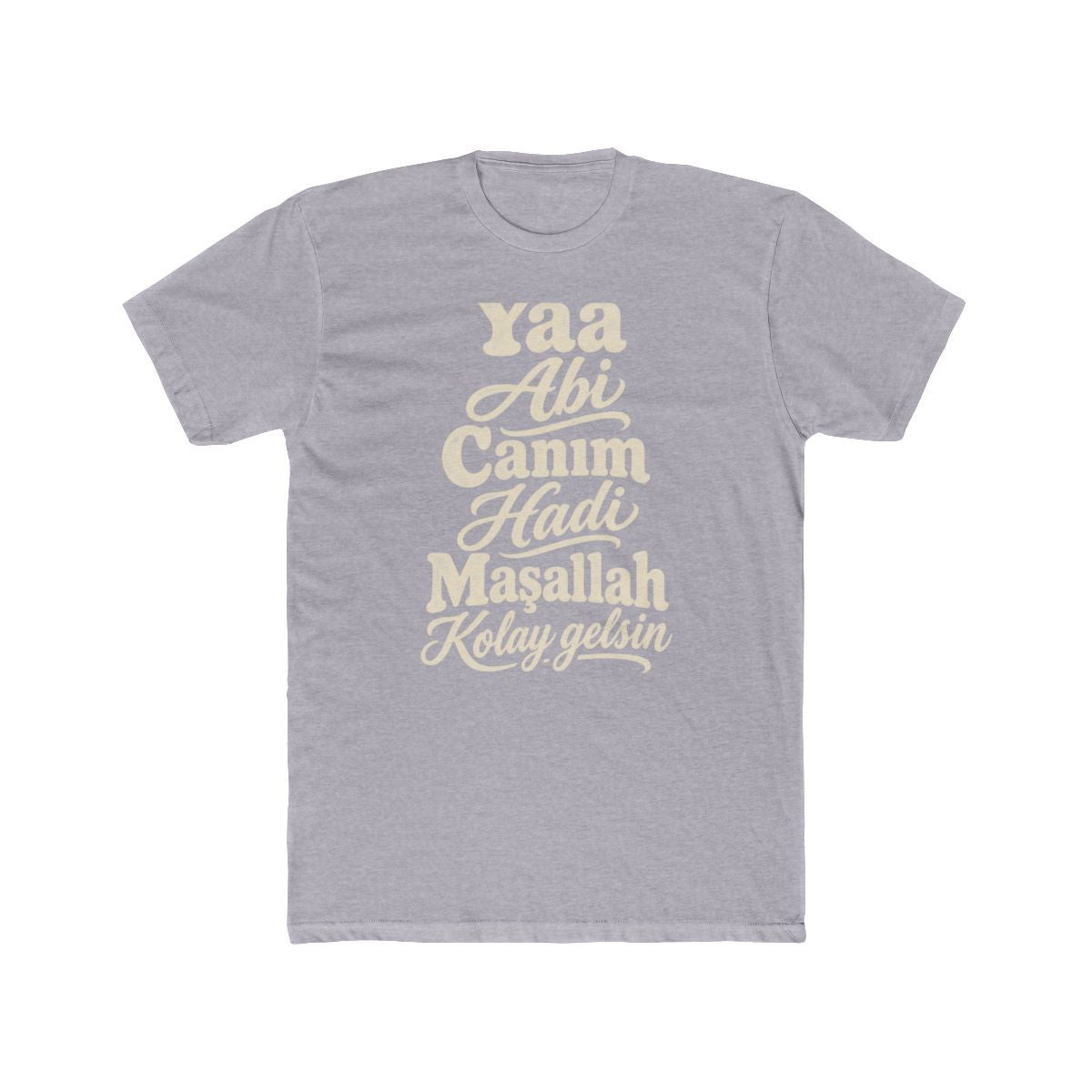 Turkey local slang men's tee — typographic sayings design | Nameshi Destinations (view 3)