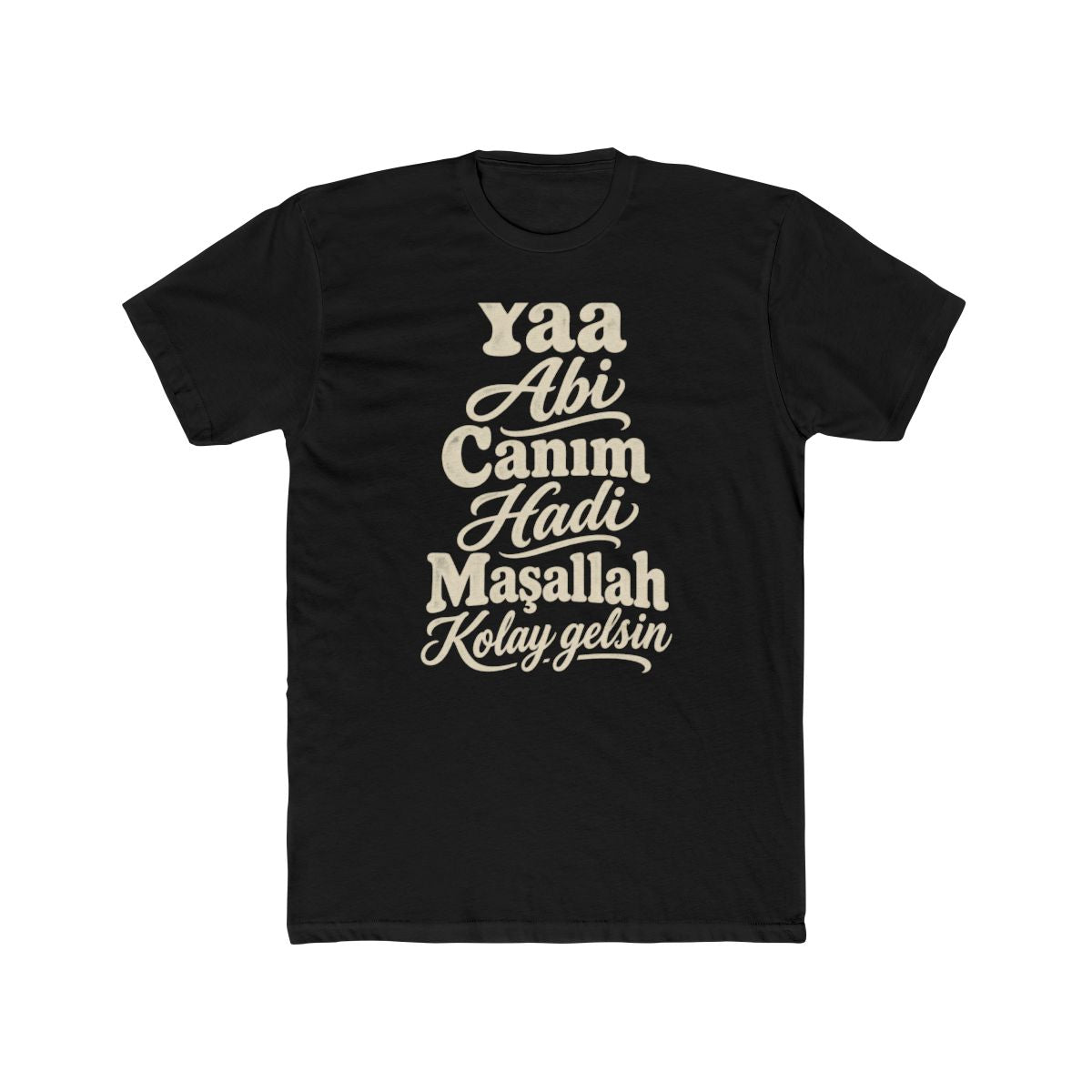 Turkey local slang men's tee — typographic sayings design | Nameshi Destinations (view 2)