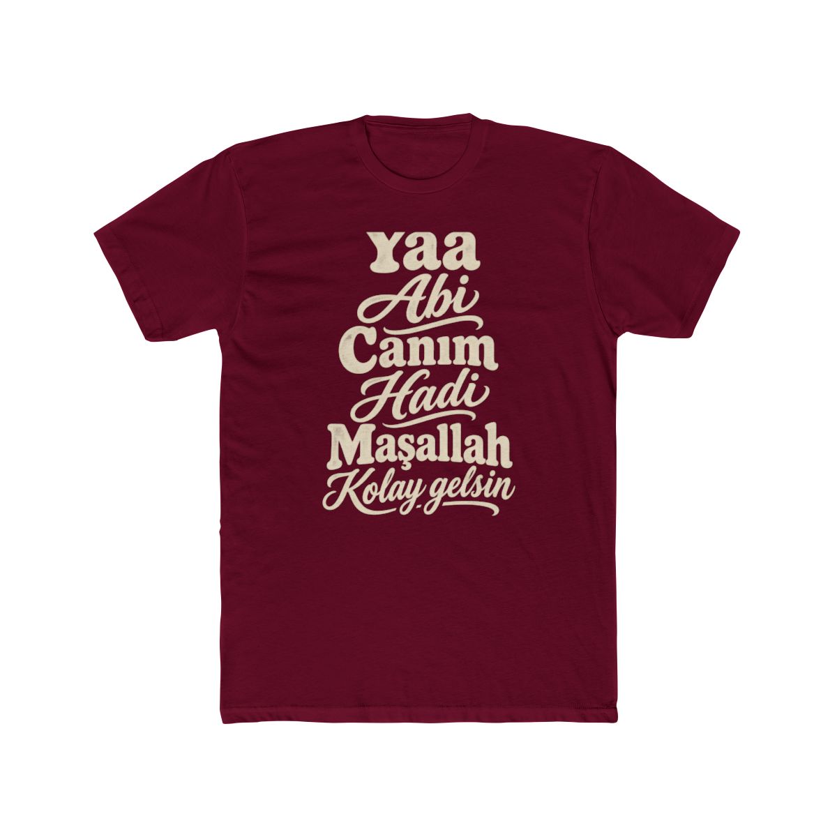 Turkey local slang men's tee — typographic sayings design | Nameshi Destinations (view 14)