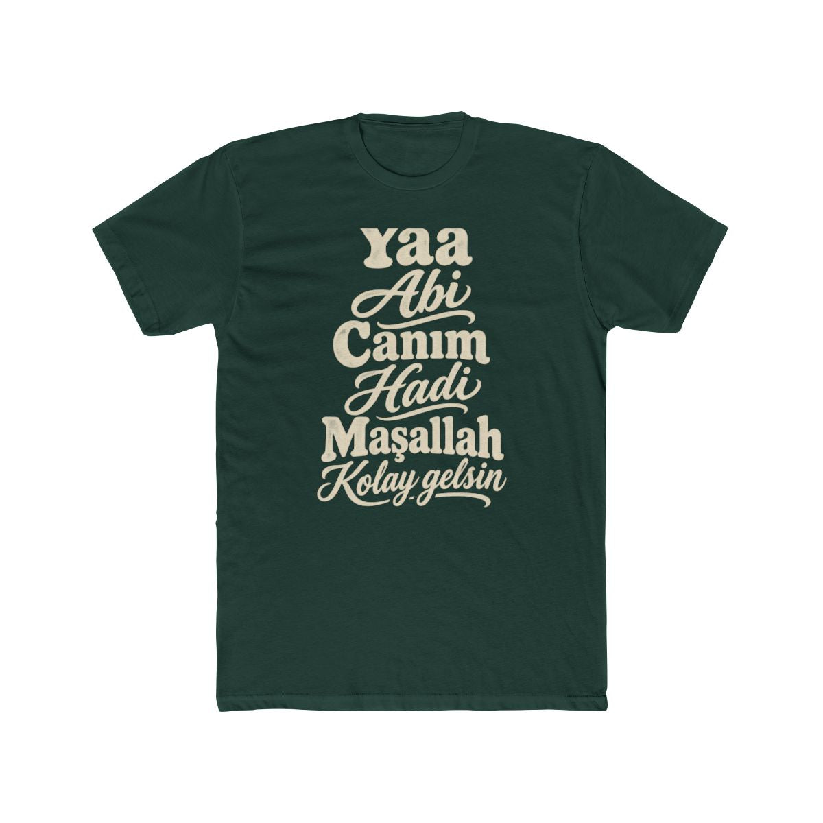 Turkey local slang men's tee — typographic sayings design | Nameshi Destinations (view 7)
