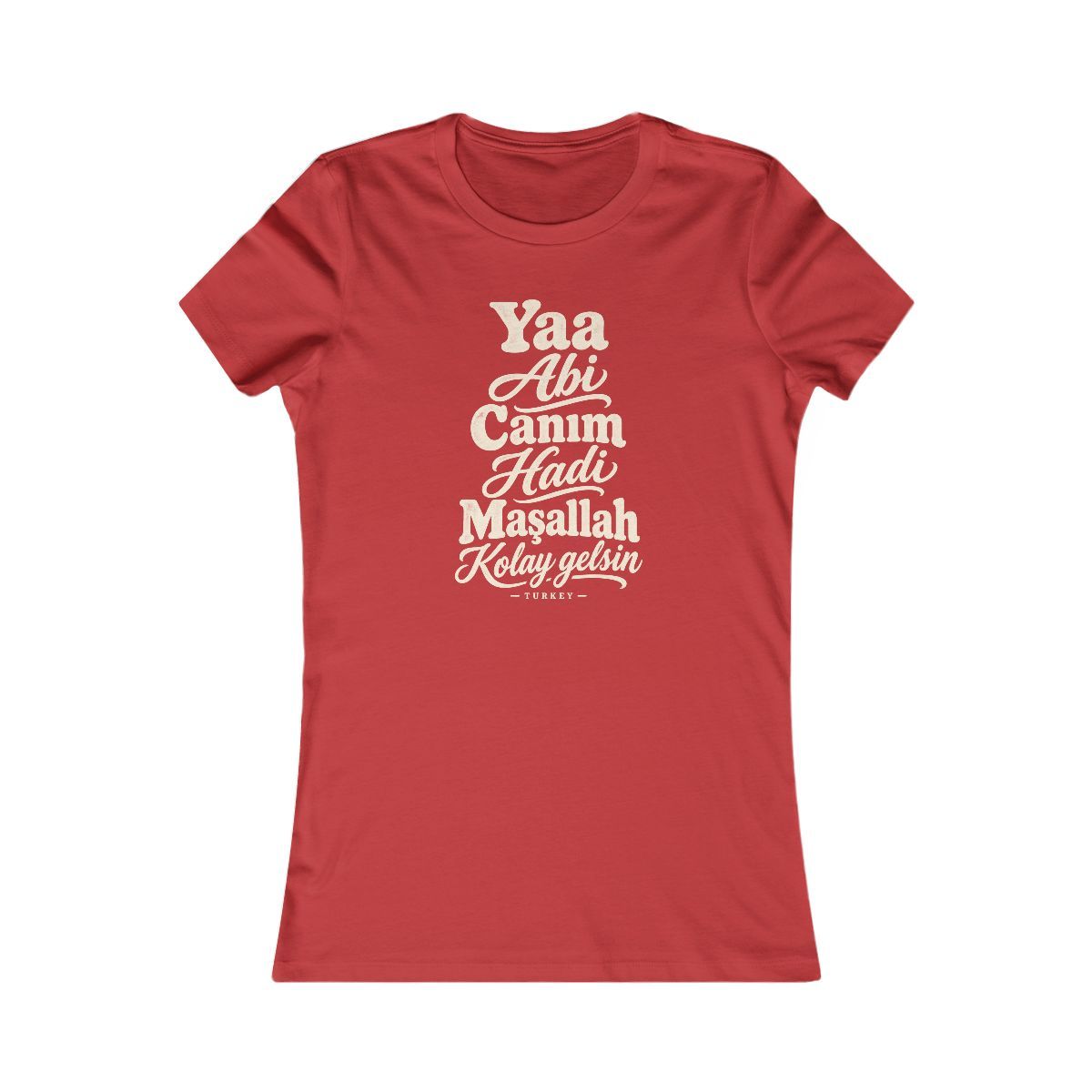 Turkey local slang women's tee — typographic sayings design | Nameshi Destinations (view 9)