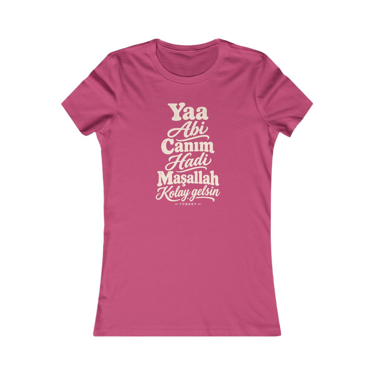 Turkey local slang women's tee — typographic sayings design | Nameshi Destinations (view 15)