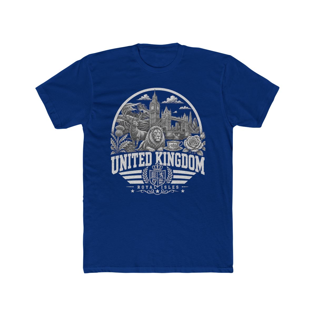 United Kingdom Men's Tee — Solid Royal